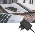 Încărcător de perete 65W | 5-20V | 3-3.25A | USB Tip-C | PD | Negru