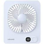 Ventilator de birou magnetic, alb