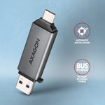 Cititor de carduri extern CRE-DAC USB 3.2 Gen 1 Tip-C + Tip-A SD/microSD