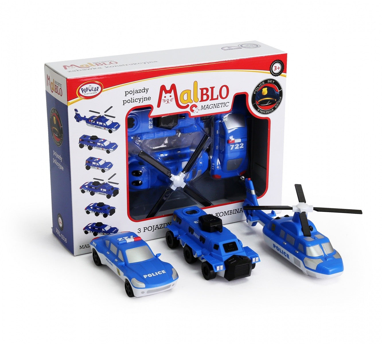 Vehicule de poliție magnetice MalBlo