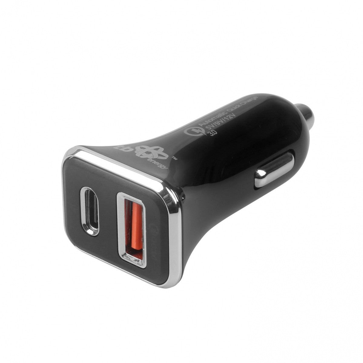 Încărcător auto universal USB A+C QC