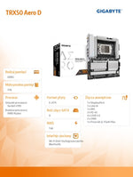 Placă de bază TRX50 AERO D sTR5 4DDR5 HDMI USB/4M.2 eATX