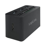 Hub USB 3.0, 3 porturi, cu cititor de carduri de memorie