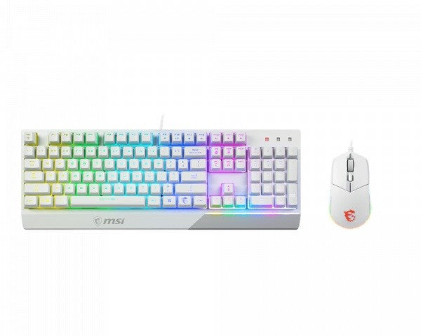 Set tastatură și mouse Vigor GK30, alb