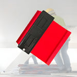 Sablon Masurare Contur, Flippy, Cu Rigla Integrata, pentru Copiere Unghiuri si Forme Neregulate, Plastic Rezistent,