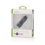 Incarcator auto 1x USB Type C 3.0 A negru Nedis