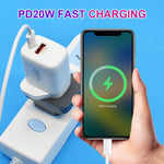 Incarcator Fast Charging pentru Telefon, Flippy, Dual Port USB-A si USB-C cu Cap de Incarcare Standard European, Power
