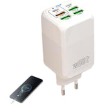 Incarcator Multifunctional, Flippy®, 6 Porturi (2 x PD Type C + 4 USB), 150 W, 5V, 2.4A, Incarcare Rapida, 4.4 x 4.4 x