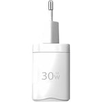 Incarcator retea PD 3.0 QC4+ 1x USB-C + 1x USB-A 30W alb AXAGON ACU-PQ30W