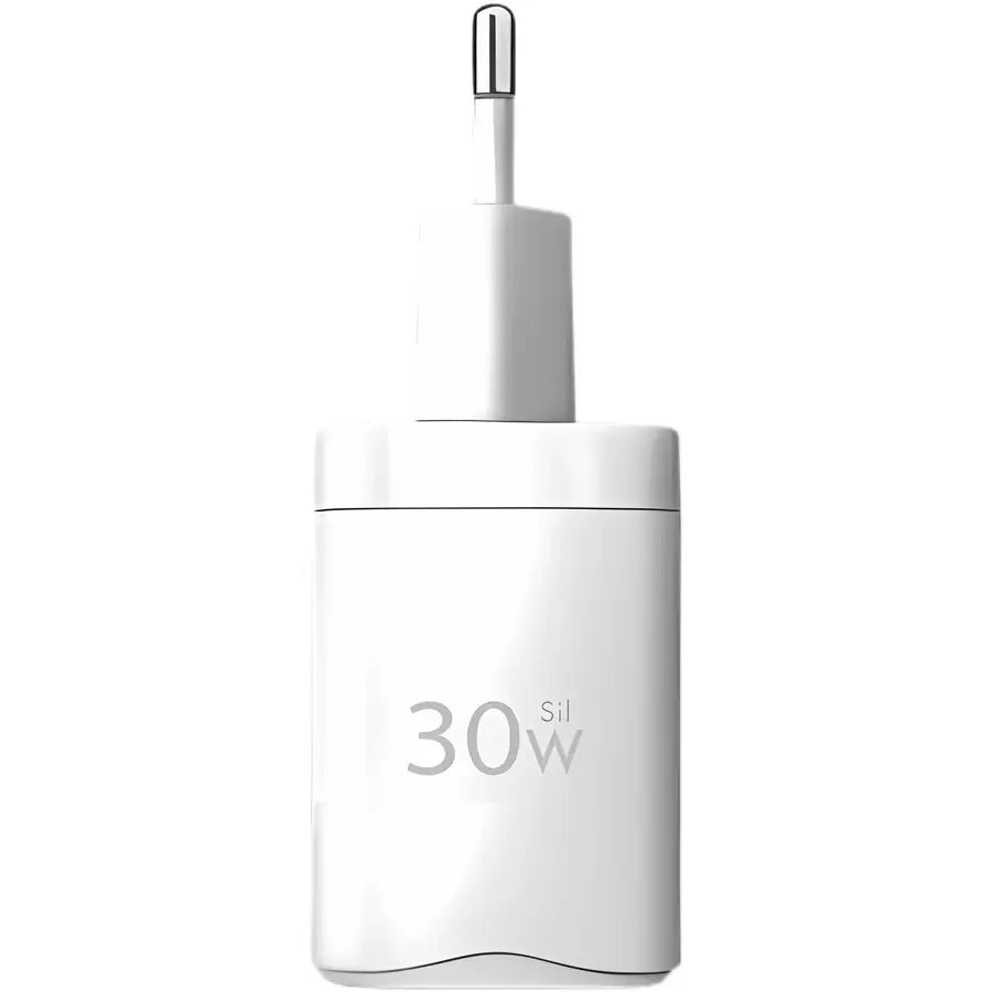 Incarcator retea PD 3.0 QC4+ 1x USB-C + 1x USB-A 30W alb AXAGON ACU-PQ30W