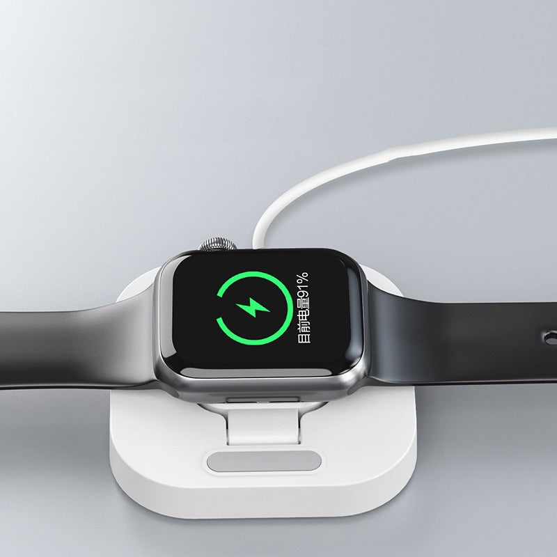 Incarcator Wireless pentru Smart iWatch, Flippy, Compatibil cu Apple iWatch 1/9, Magnetic Charger, Interfata TYPE-C,