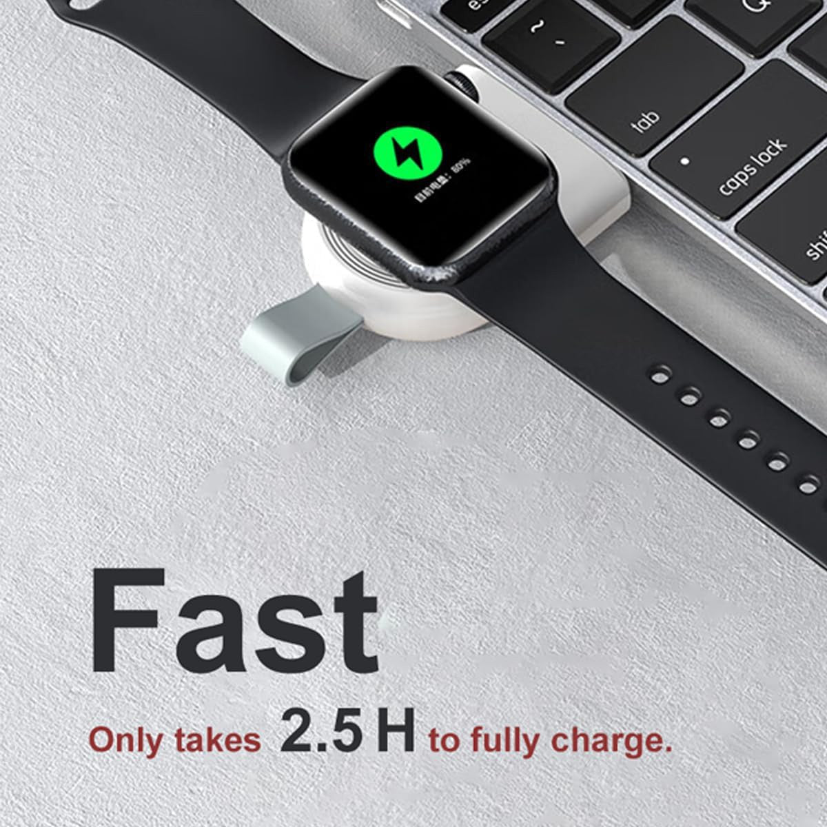 Incarcator Wireless pentru Smart Watch, Flippy, Compatibil cu Apple iWatch 1/9, Magnetic, Interfata TYPE-C, Fara Cablu