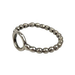 Inel Argint 925 Bobite cu Cerc, M 51