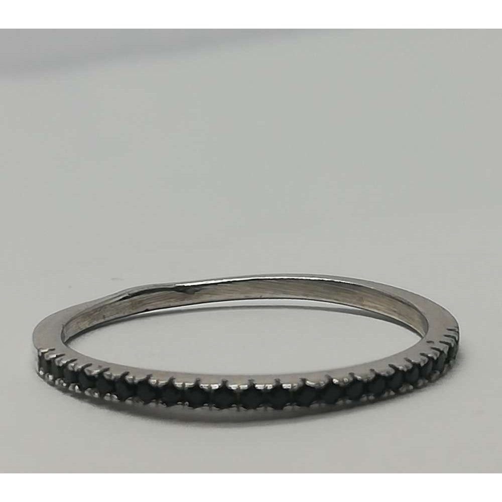 Inel Argint 925 cu Minizirconii Negre, M53, 1.23 g