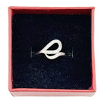 Inel pentru Dama, Jolie, Argint 925, Model Sarpe cu Pietre, 2.3g, 1 cm x 1.5 cm, Marimea 54, Argintiu