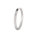 Inel pentru Dama, Jolie, Inel din Argint 925, Tip Verigheta, Marimea 46, 14 mm, Argintiu