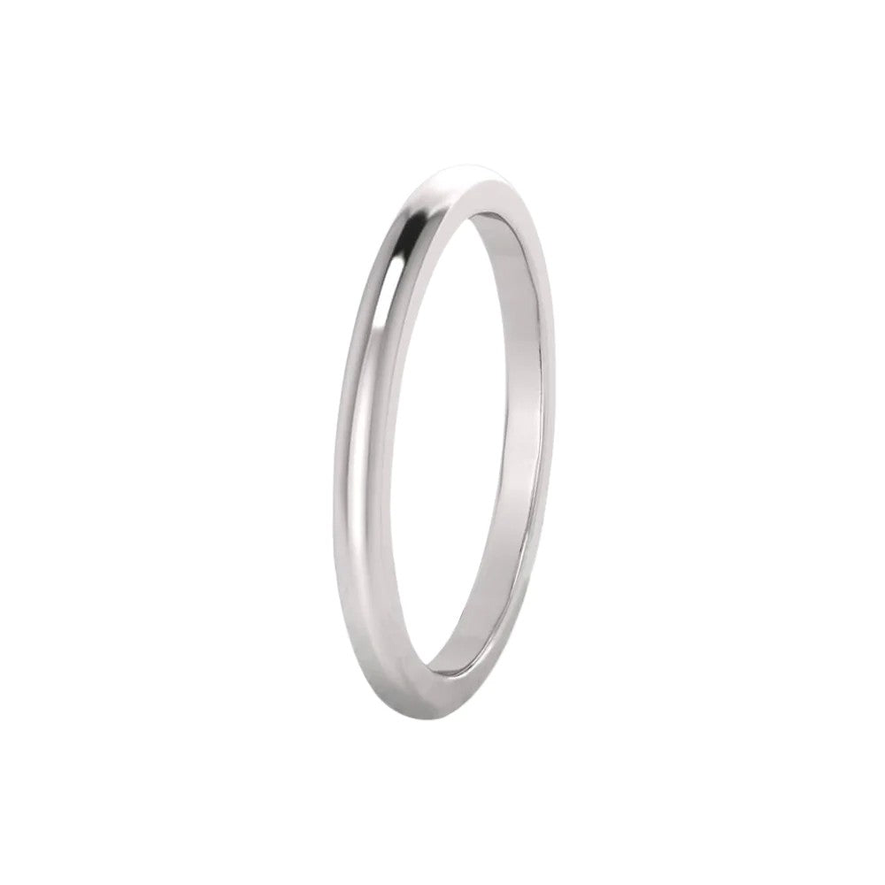 Inel pentru Dama, Jolie, Inel din Argint 925, Tip Verigheta, Marimea 46, 14 mm, Argintiu
