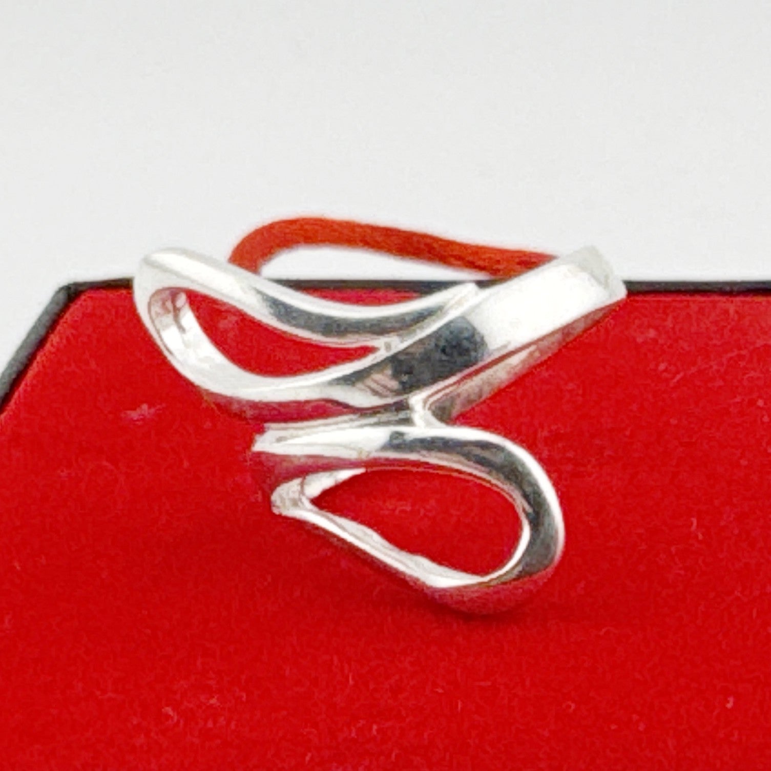 Inel pentru Dama Argint 925, Jolie, Model Sarpe Dublu 5.2 gr, Marimea 60, 2.5 x 2 cm, Argintiu