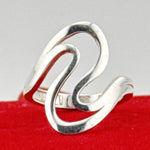 Inel pentru Dama Argint 925, Jolie, Model Spirala 5.3 gr, Marimea 56, 2.5 x 2 cm, Argintiu