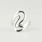 Inel pentru Dama Argint 925, Jolie, Model Spirala 5.3 gr, Marimea 54, 2.5 x 2 cm, Argintiu