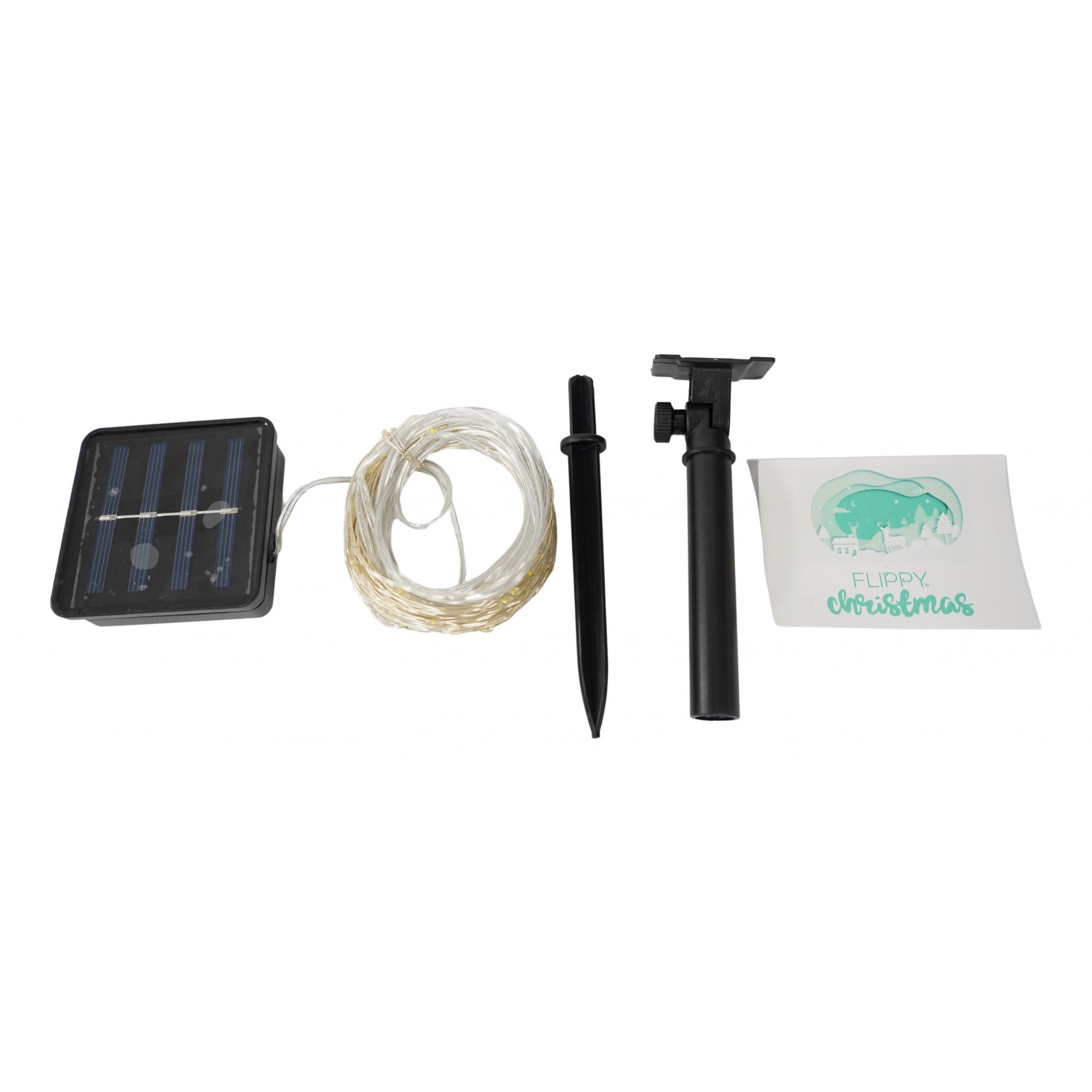 Instalatie Craciun, 10 metri, 100 de LED-uri, alb cald, cu energie solara, fir de cupru, liniar, interior/exterior,