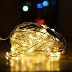 Instalatie de Craciun, Flippy, Decoratiune de Craciun, 100 Beculete LED, cu Baterii si Telecomanda, cu 8 Functii,