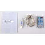Instalatie Craciun, 10 metri, 100 LED-uri, multicolor, telecomanda 8 functii, USB, fir cupru, liniar, interior/exterior
