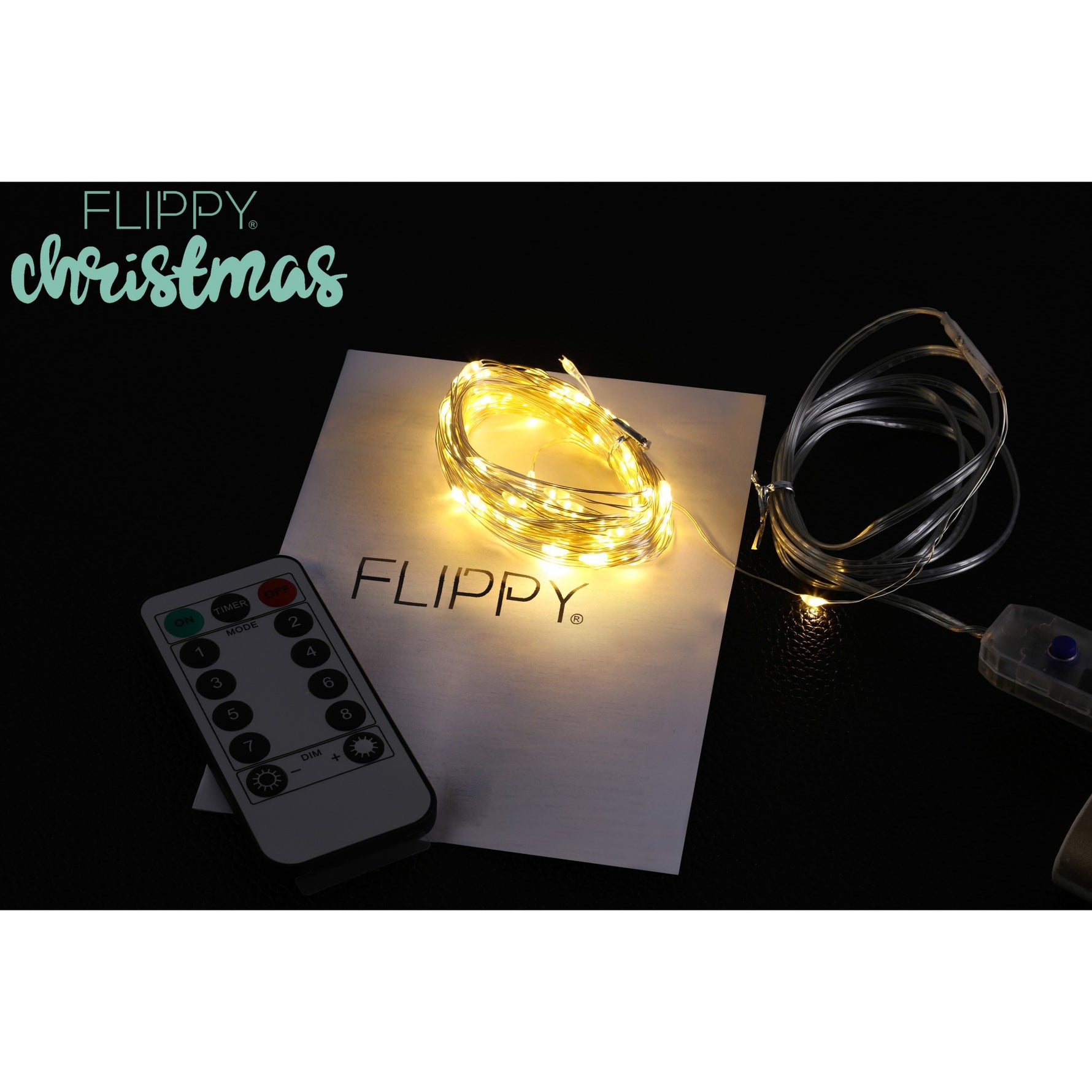 Instalatie Craciun, 10 metri, 100 LED-uri, multicolor, telecomanda 8 functii, USB, fir cupru, liniar, interior/exterior