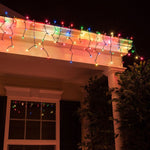 Instalatie Craciun, 15 m, 429 Led-uri ,Franjuri, Multicolor, Flash, Transformator cu telecomanda, Interconectabila,