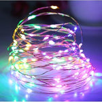 Instalatie Craciun, 15 metri, 150 LED-uri, multicolor RGB, sincronizare muzica, telecomanda 8 functii, USB, fir cupru,