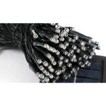 Instalatie Craciun, 20 metri, 200 de LED-uri, alb cald, cu energie solara, fir de cupru, liniar, interior/exterior,