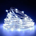 Instalatie de Craciun, Flippy, Decoratiune de Craciun, 200 Beculete LED, cu Baterii si Telecomanda, cu 8 Functii,