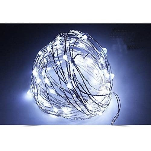 Instalatie Craciun, 25 m, 250 Led-uri, Liniara, Alb Rece, 8 jocuri de lumini, Transformator, Interconectabila,