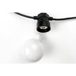 Instalatie Craciun, 5 metri, 15 Becuri LED rotunde, pentru exterior cu incarcare la sursa de curent si telecomanda cu 8