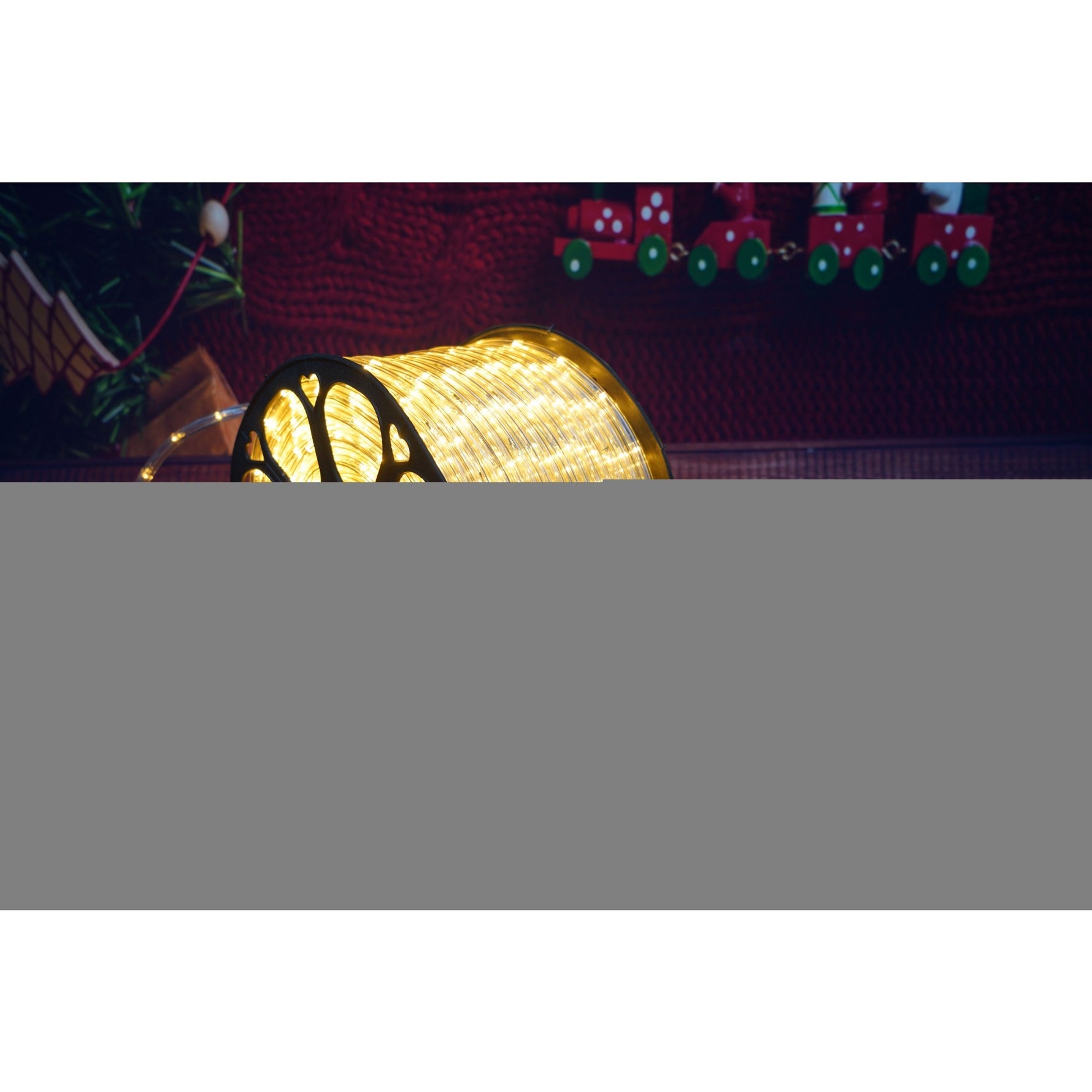 Instalatie Craciun, 32 m, 768 Led-uri ,Furtun Luminos, Alb cald, 8 jocuri de lumini, Transformator, Sectionabila, 220