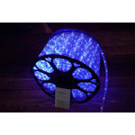 Instalatie Craciun, 32 m, 768 Led-uri, Furtun Luminos, Albastru, Transformator, Sectionabila, 220 V, Flippy