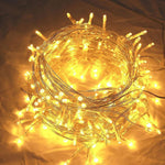 Instalatie Craciun Tip Turturi, IP44, 35 m, 1001 Led-uri, Alb cald, 8 jocuri de lumini, 31 V, Interconectabila,