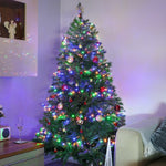 Instalatie Craciun, 40 m, 400 Led-uri ,Liniara, Multicolor, 8 jocuri de lumini, Transformator, Interconectabila,
