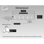 Instalatie Craciun, 40 m, 400 Led-uri ,Liniara, Rosu/Albastru/Rosu/Verde, Flash, Transformator, Interconectabila,