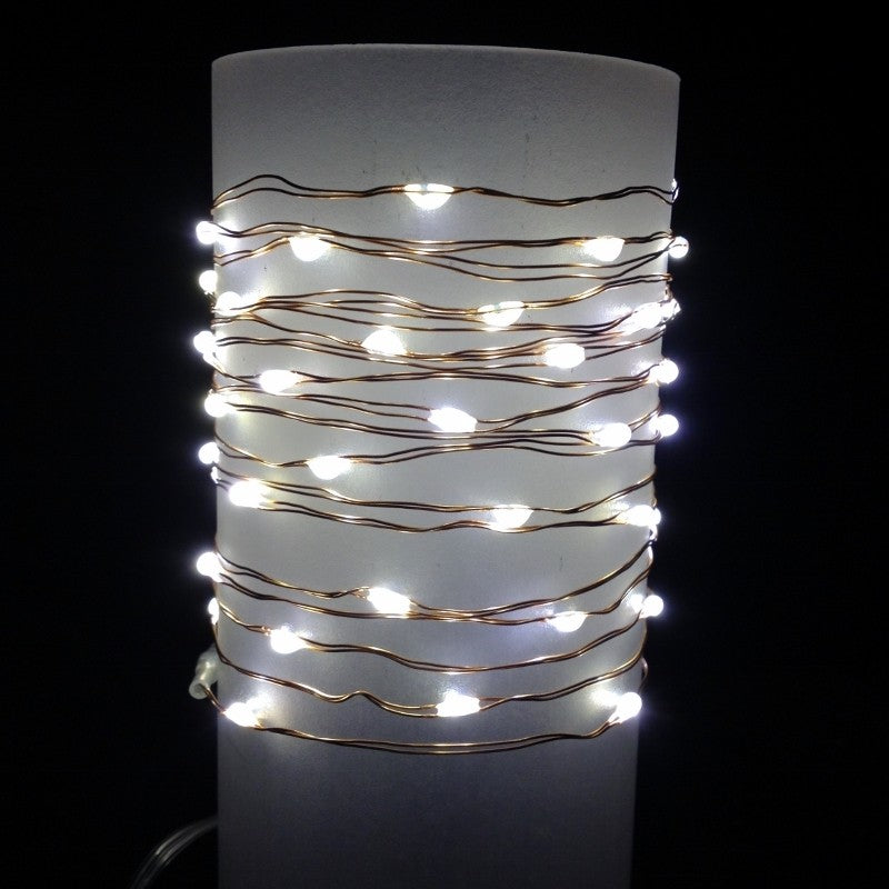 Instalatie Craciun Tip Turturi, 5 m, 143 Led-uri, IP44, Alb rece, 8 jocuri de lumini, Interconectabila, Prelungitor 3 m
