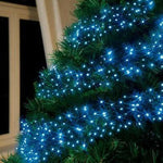 Instalatie Craciun, 5 m, 50 Led-uri ,Liniara, Albastru, 8 jocuri de lumini, Transformator cu telecomanda,