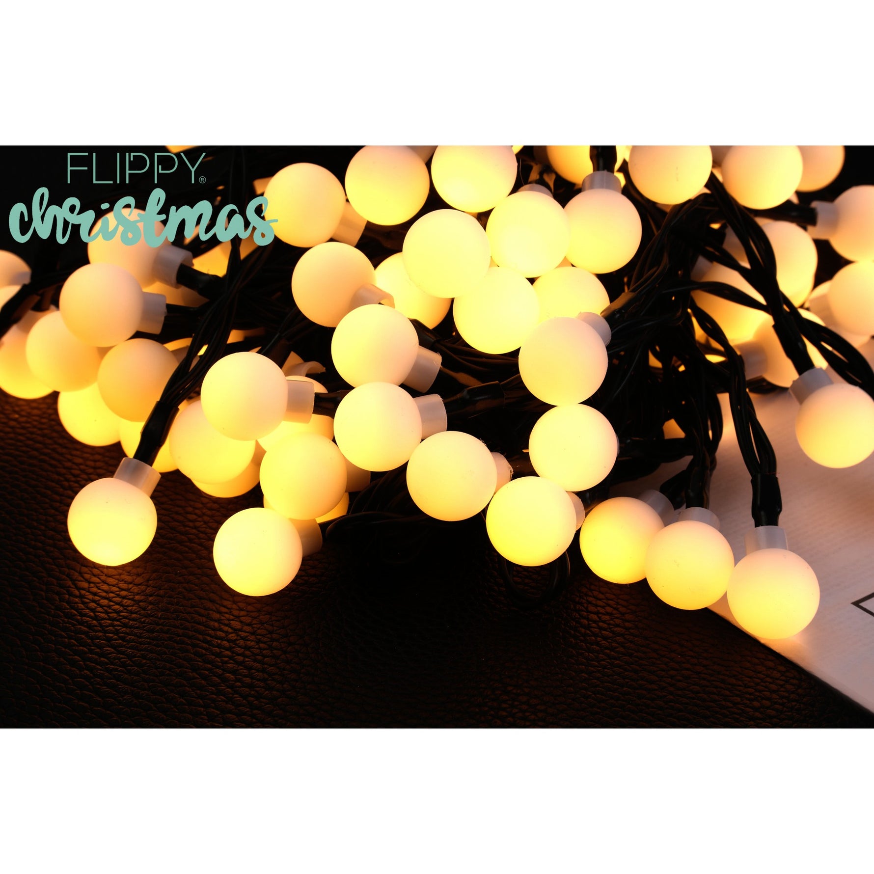 Instalatie Craciun, 5 metri, 20 de LED-uri cu ornament tip Bulb, 8 jocuri de lumini alb cald, cu energie solara,