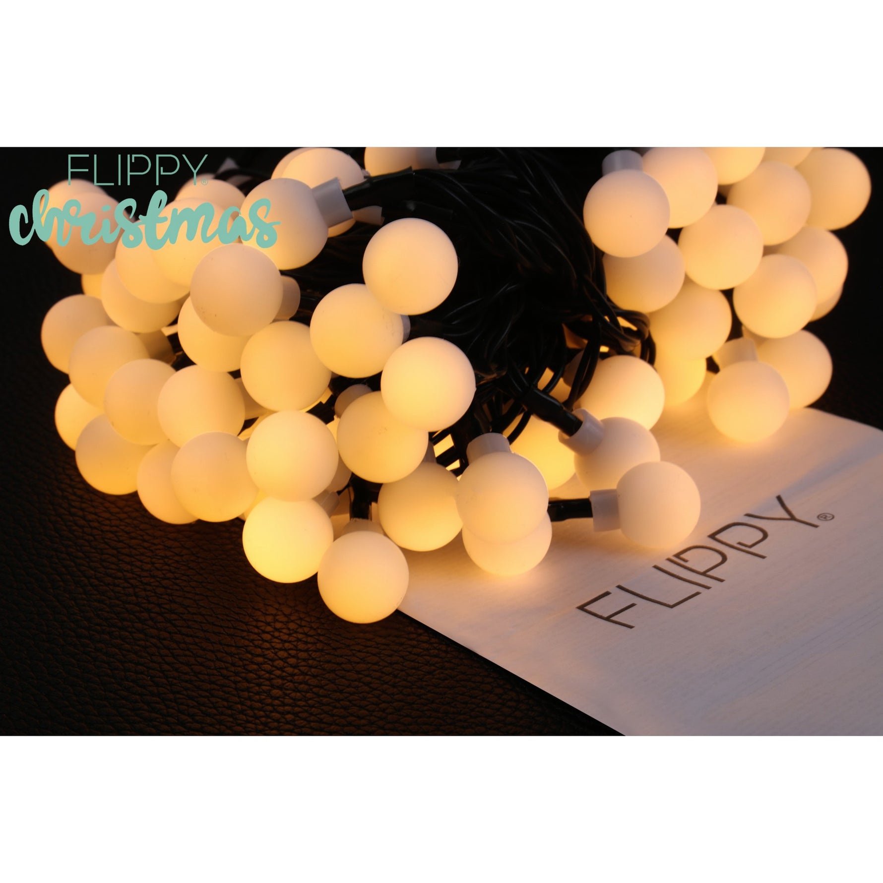 Instalatie Craciun, 5 metri, 20 de LED-uri cu ornament tip Bulb, 8 jocuri de lumini alb cald, cu energie solara,