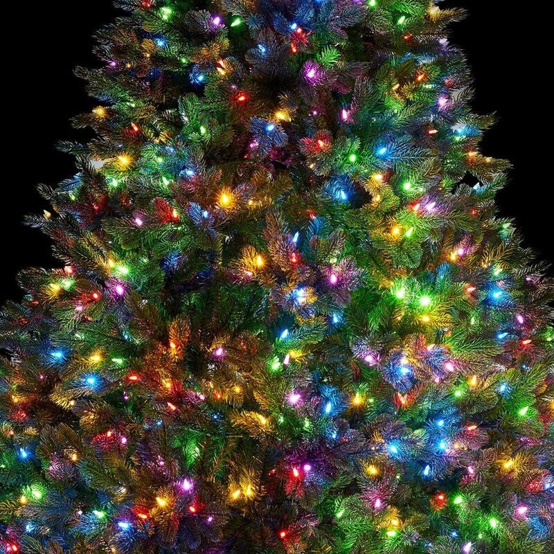 Instalatie Craciun, 60 m, 600 Led-uri ,Liniara, Multicolor, 8 jocuri de lumini, Transformator, Interconectabila,