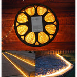Instalatie Craciun, 82 m, 1968 Led-uri ,Furtun Luminos, Alb cald, 8 jocuri de lumini, Transformator, Sectionabila, 220