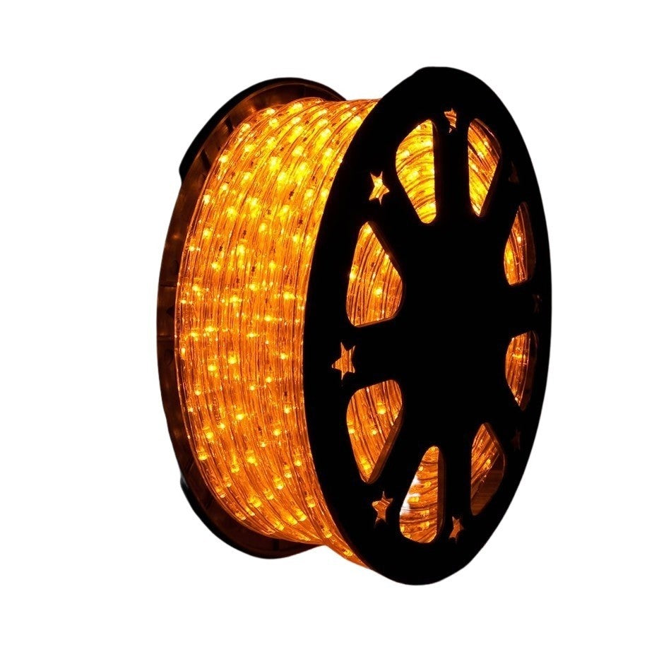 Instalatie Craciun, 84 m, 2016 Led-uri ,Furtun Luminos, Alb cald, 8 jocuri de lumini, Transformator, Sectionabila, 220