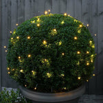 Instalatie Craciun Liniara, Flippy, de Exterior, IP65, cu Alimentator 1.5 m inclus, 10 metri, 100 LED, Alb Cald