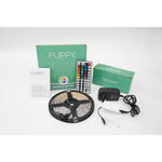 Instalatie Craciun, tip Banda RGB Multicolor Luminoasa cu telecomanda, 5 m, 270 Led-uri, Flippy, Atentie! Necesita