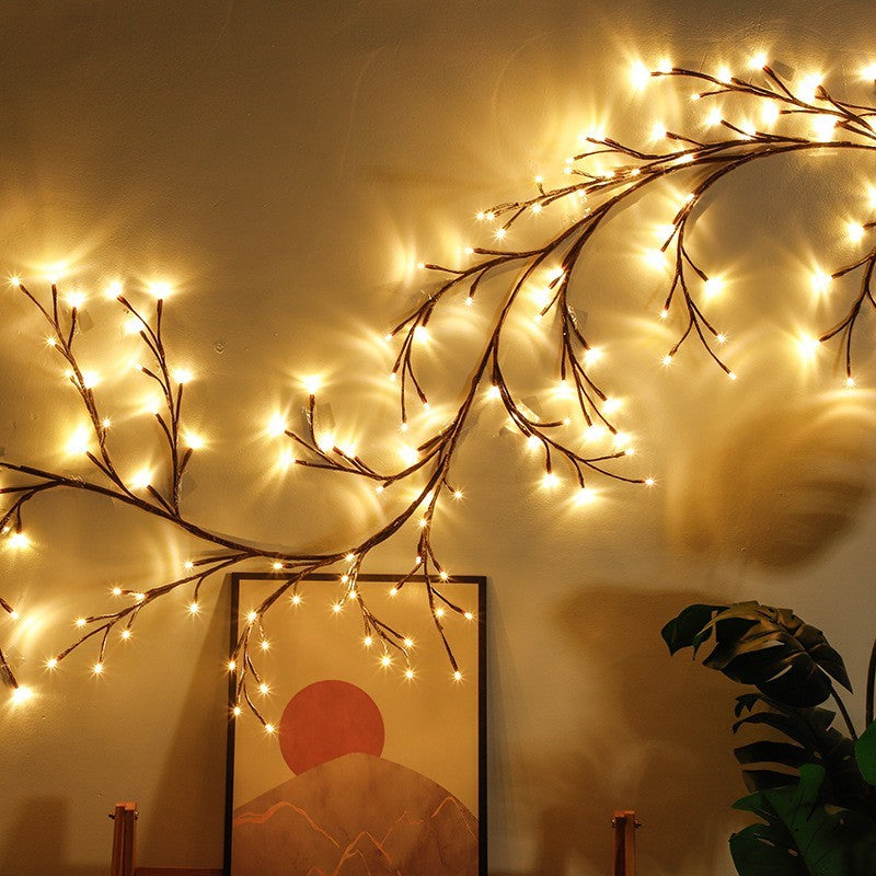 Instalatie Craciun tip Creanga Flippy, 144 LED-uri, Conectare la Retea, 8 Jocuri de Lumini, Telecomanda, 2.5 m,