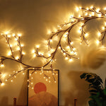 Instalatie Craciun tip Creanga Flippy, 144 LED-uri, Conectare la Retea, 8 Jocuri de Lumini, Telecomanda, 2.5 m,